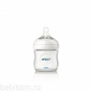 Бутылочка для кормления Natural 0 мс.+ 125 мл. (1 шт.), Avent